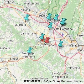 Mappa Via A. Volta, 50058 Signa FI, Italia (7.74182)