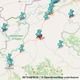 Mappa 61020 Petriano PU, Italia (6.7605)
