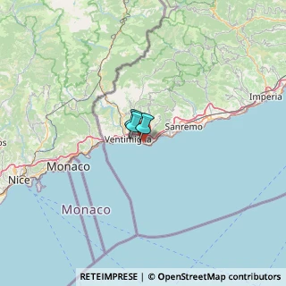 Mappa SS 1, 18012 Bordighera IM, Italia (55.18091)