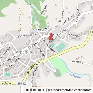 Mappa Via Rio Maggio, 6ARGINE, 61021 Carpegna, Pesaro e Urbino (Marche)