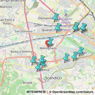Mappa Via di Mantignano, 50142 Mantignano FI, Italia (2.36929)