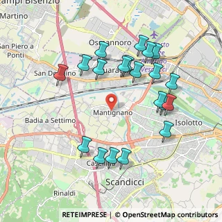 Mappa Via di Mantignano, 50142 Mantignano FI, Italia (2.0435)