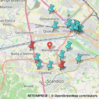Mappa Via di Mantignano, 50142 Mantignano FI, Italia (2.323)