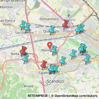 Mappa Via di Mantignano, 50142 Mantignano FI, Italia (2.389)
