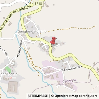 Mappa Via Genghe, 25, 61021 Carpegna, Pesaro e Urbino (Marche)