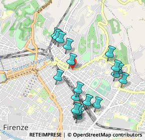 Mappa Via Guglielmo Marconi 82r int, 50131 Firenze FI, Italia (1.03)