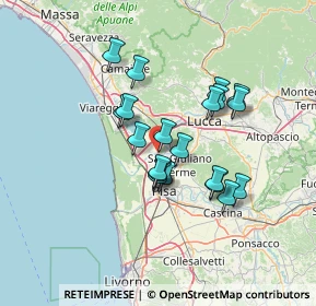 Mappa Via della Rocca, 56019 Vecchiano PI, Italia (11.473)