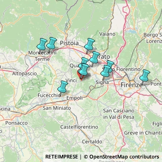 Mappa Via Montalbano, 59015 Carmignano PO, Italia (11.13909)