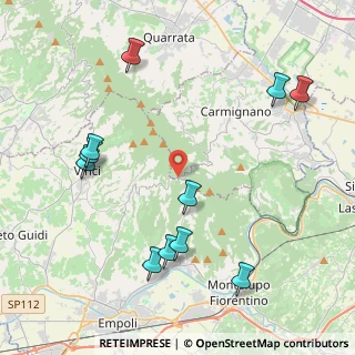 Mappa Via Montalbano, 59015 Carmignano PO, Italia (5.00909)