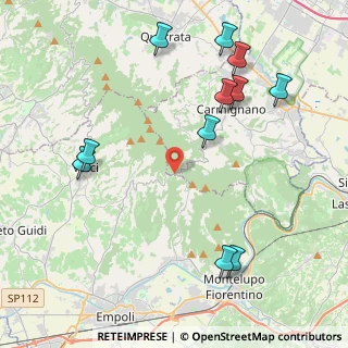 Mappa Via Montalbano, 59015 Carmignano PO, Italia (5.06909)