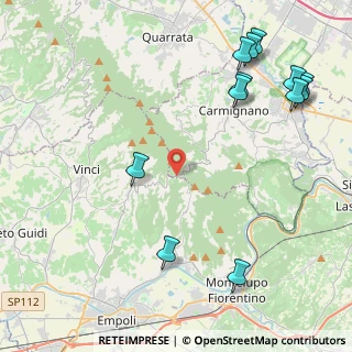 Mappa Via Montalbano, 59015 Carmignano PO, Italia (5.75917)