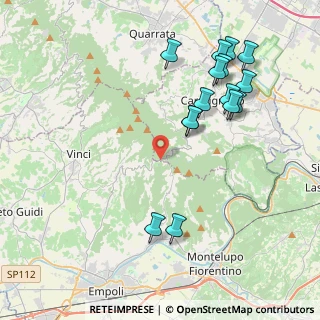 Mappa Via Montalbano, 59015 Carmignano PO, Italia (4.56533)