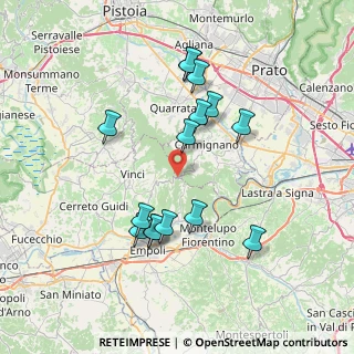 Mappa Via Montalbano, 59015 Carmignano PO, Italia (7.29667)