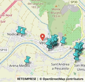 Mappa Via dei Mille, 56019 Vecchiano PI, Italia (1.0735)