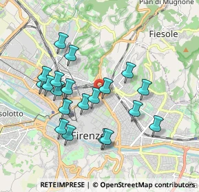 Mappa P.za della Libertà, 50129 Firenze FI, Italia (1.813)