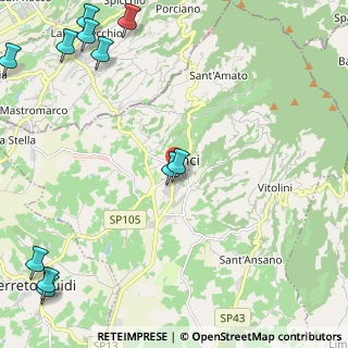 Mappa Via Mario Cermenati, 50059 Vinci FI, Italia (3.49182)