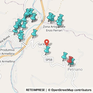 Mappa Via Monte Rosa, 61020 Petriano PU, Italia (0.65833)