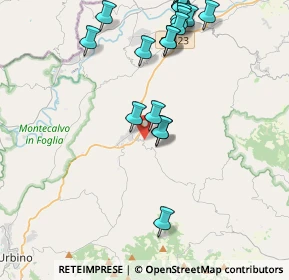 Mappa Via Monte Rosa, 61020 Petriano PU, Italia (4.9225)