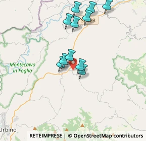 Mappa Via Monte Rosa, 61020 Petriano PU, Italia (3.49273)