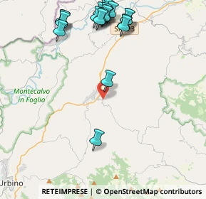 Mappa Via Monte Rosa, 61020 Petriano PU, Italia (5.366)