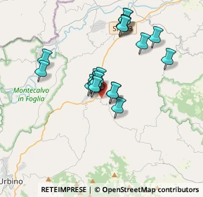 Mappa Via Monte Rosa, 61020 Petriano PU, Italia (3.079)
