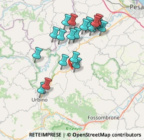 Mappa Via Monte Rosa, 61020 Petriano PU, Italia (7.23316)