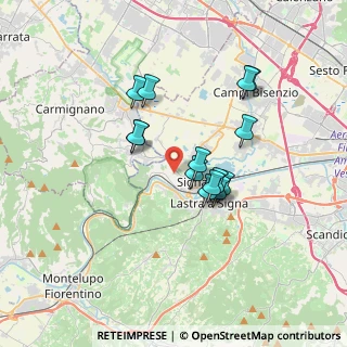 Mappa Via degli Arrighi, 50058 Signa FI, Italia (2.925)