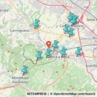 Mappa Via degli Arrighi, 50058 Signa FI, Italia (4.3075)