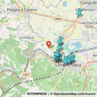 Mappa Via degli Arrighi, 50058 Signa FI, Italia (1.84583)