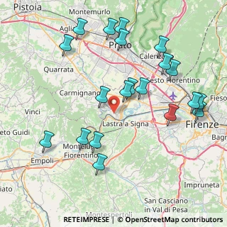 Mappa Via degli Arrighi, 50058 Signa FI, Italia (9.156)