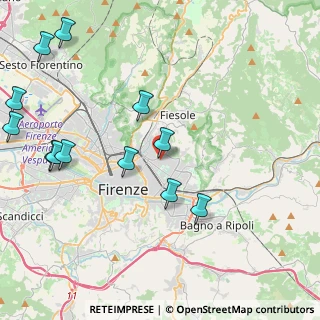 Mappa Via Guglielmo Marconi, 50137 Firenze FI, Italia (5.27833)