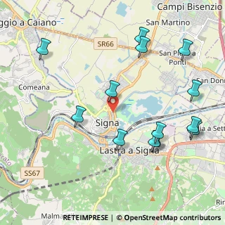 Mappa Via Fratelli Cervi, 50058 Signa FI, Italia (2.42615)