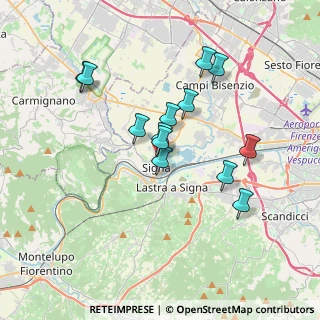 Mappa Via Fratelli Cervi, 50058 Signa FI, Italia (3.26231)