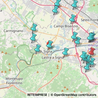 Mappa Via Fratelli Cervi, 50058 Signa FI, Italia (5.811)