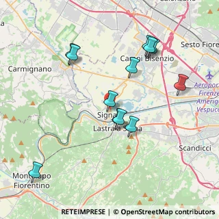 Mappa Via Fratelli Cervi, 50058 Signa FI, Italia (4.06)