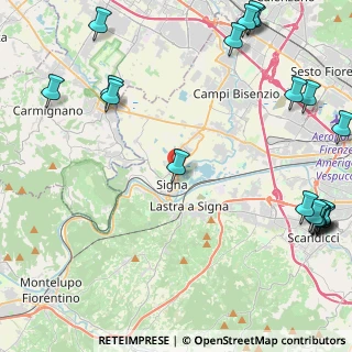 Mappa Via Fratelli Cervi, 50058 Signa FI, Italia (6.8125)