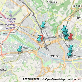 Mappa Via Ponte all'Asse, 50100 Firenze FI, Italia (2.52727)
