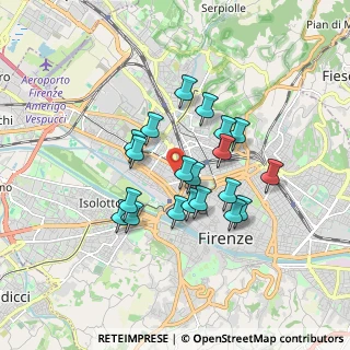 Mappa Via Ponte all'Asse, 50100 Firenze FI, Italia (1.4455)