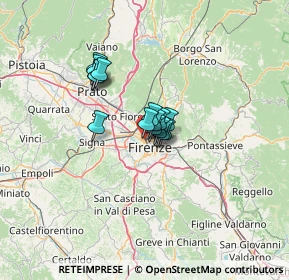 Mappa Via Ponte all'Asse, 50100 Firenze FI, Italia (7.48533)