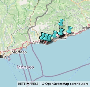 Mappa Via degli Amici, 18012 Bordighera IM, Italia (6.87056)