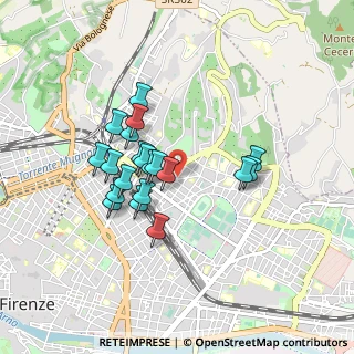 Mappa Piazza Leopoldo Nobili, 50131 Firenze FI, Italia (0.7435)