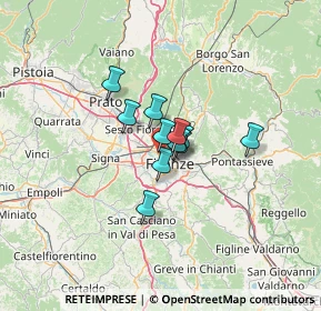 Mappa Via Antonio Squarcialupi, 50144 Firenze FI, Italia (7.11909)