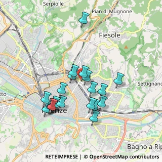 Mappa Viale dei Mille, 50135 Firenze FI, Italia (1.785)
