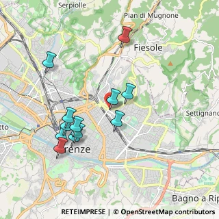 Mappa Viale dei Mille, 50135 Firenze FI, Italia (1.89)