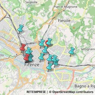 Mappa Viale dei Mille, 50135 Firenze FI, Italia (1.9775)