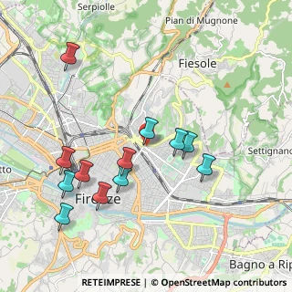 Mappa Viale dei Mille, 50135 Firenze FI, Italia (2.0525)