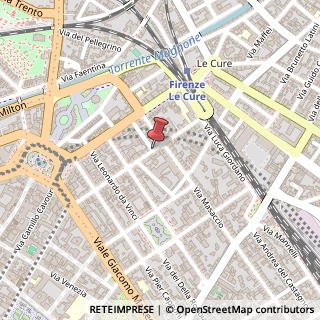 Mappa Via Fra' Bartolommeo,  21, 50132 Firenze, Firenze (Toscana)