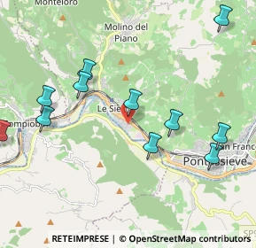 Mappa Via Vincenzo Bellini, 50065 Pontassieve FI, Italia (2.35273)