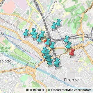 Mappa Via S. Iacopino, 50144 Firenze FI, Italia (0.749)
