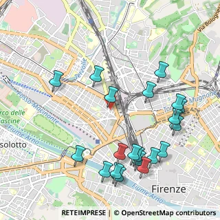 Mappa Via Alfredo Catalani, 50144 Firenze FI, Italia (1.206)